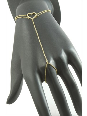 SiHako Kalp Zirkon Taşlı Lüks Çelik Şahmeran