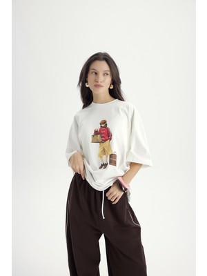 Mai Arles Kahve T-Shirt Eşofman Takım