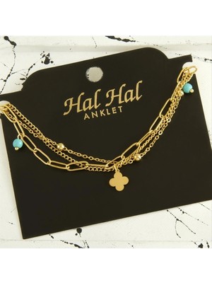 SiHako Çiçek Lüks Çelik Halhal