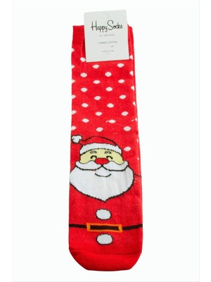 SiHako Noel Baba Yılbaşı Penye Çorap