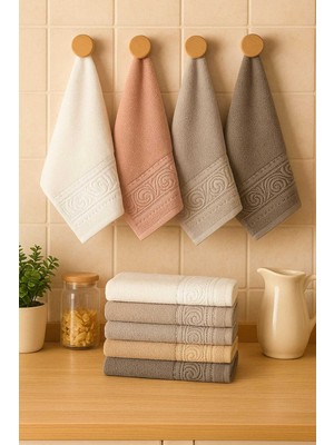 Rubby Avm 6 Parça Mutfak Havlusu Seti %100 Pamuklu Dalga