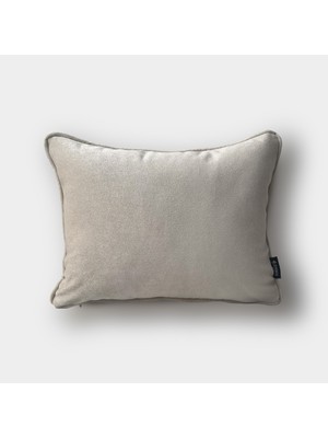 Lidoma Home "taupe" Kadife Düz Kırlent Kılıfı - 30X40