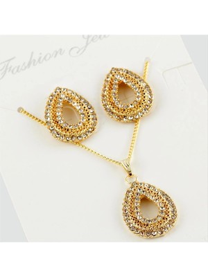 SiHako Yeni Sezon Taşlı Set Kolye