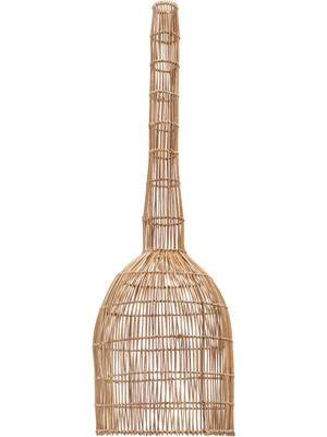 Koza Home Meander El Yapımı Dekoratif Rattan Tekli Sarkıt Avize 35X120CM 8990