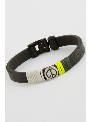 SiHako Barış Kaliteli Suni Deri Bileklik