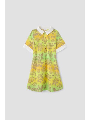 Lia Lea Bg Store Kız Çocuk Sarı Elbise