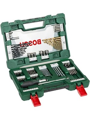 Skygo And 91 Adet V- Titanyum Matkap ve Uç Seti (Ahşap, Taş ve Metal Için, Cırcırlı Tornavida ve Manyetik Çubuk Dahil, Delme ve Vidalama Aletleri Için Aksesuarlar)