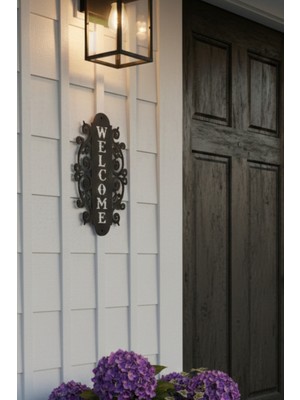 Grandmix Kişiye Özel Hayat Ağacı Metal Kapı Isimliği Isim ve Numara Yazılı Duvar Tabelası