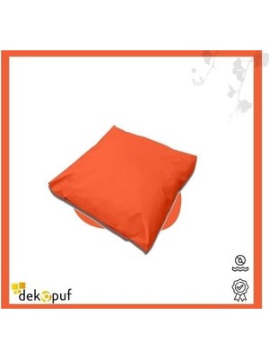 Dekopuf 75X75 cm Yer Minderi Kırmızı