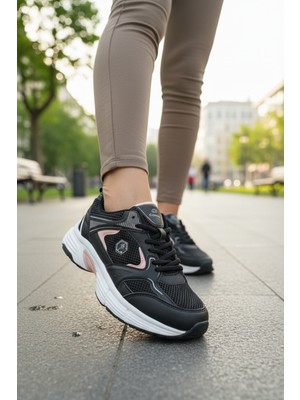 Enoch Kadın Nefes Alan File Saya Ergonomik Tasarım Rahat Yürüyüş Sneaker