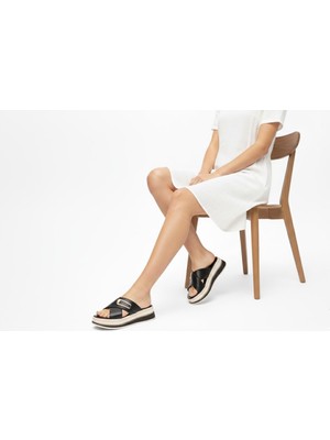 Ramer Gold Tokalı Platform Kadın Terlik