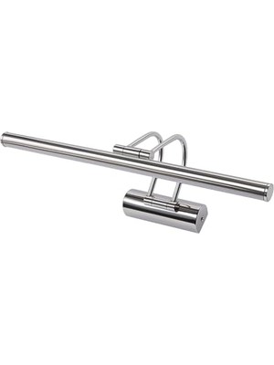 Skygo Krom Kasa LED Flüt Aplik | 6W | 3200K Gün Işığı | 35CM | Duvar Tipi Ayna/tablo/resim/banyo Üstü Dekoratif Işık | IP20 Iç Mekan Kullanım