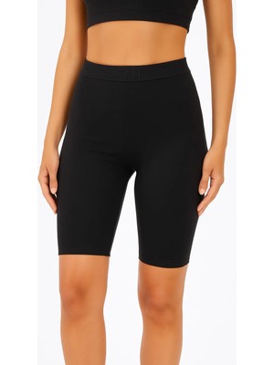 Q-En Kadın Yüksek Bel Diz Üstü Kısa Tayt – Içlik ve Günlük Kullanım