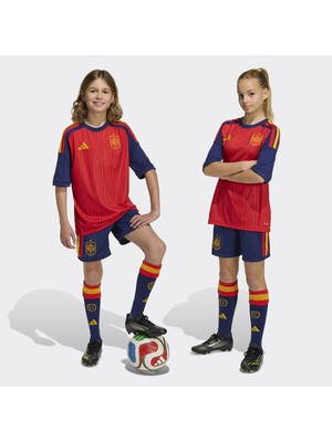Adidas Ispanya 26 Iç Saha Çocuk Mavi Şort.-