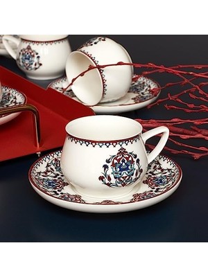 Skygo Nakkaş 6 Kişilik Kahve Fincanı Takımı 100 ml