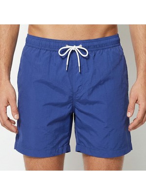 Estiva Erkek Tek Renk Tactel Deniz Şortu Battal