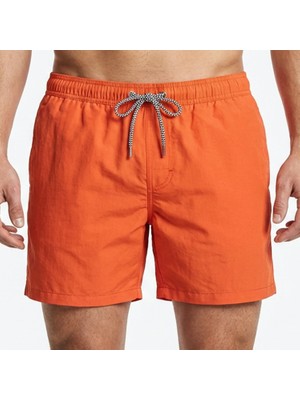 Estiva Erkek Tek Renk Deniz Şortu