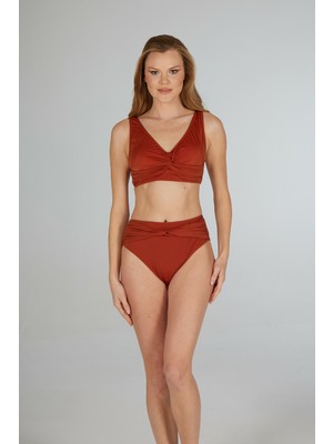 Estiva Kadın Tarçın Concept Geniş Bantlı Toparlayıcı Bikini Takımı