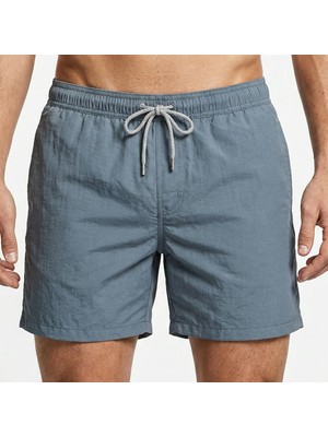 Estiva Erkek Tek Renk Tactel Deniz Şortu Battal