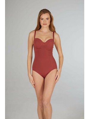 Estiva Kadın Tarçın Concept Tek Parça Mayo