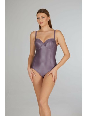 Estiva Kadın Lila Concept Tek Parça Mayo