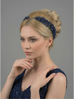 Magic Tiara El Yapımı Kristal Taşlı Ikili Saç Bandı – Zarif ve Işıltılı Özel Gün Aksesuarı