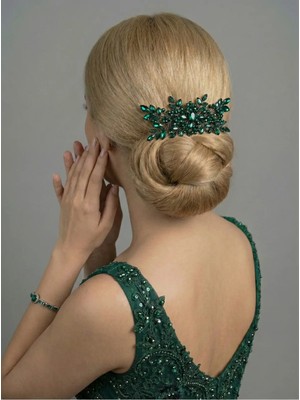 Magic Tiara Kristal Taşlı Saç Tokası – Özel Günler Için Şık ve Zarif Tasarım