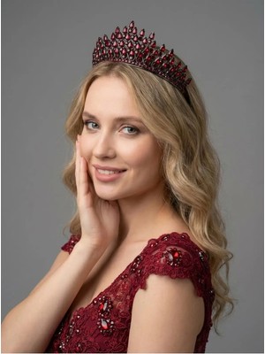Magic Tiara Işıltılı Kristal Taşlı Prenses Tacı – Özel Günler Için Göz Alıcı Seçim