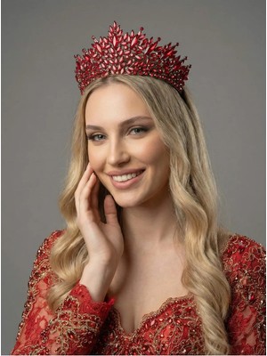 Magic Tiara Işıltılı Kına Gecesi Tacı – Kristal Taşlı Gösterişli Model