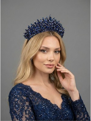 Magic Tiara Işıltılı Kristal Taşlı Prenses Gelin Tacı