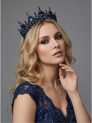 Magic Tiara El Yapımı Kristal Taç – Işıltılı ve Göz Alıcı Özel Gün Aksesuarı