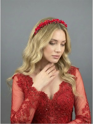 Magic Tiara Kristal Taşlı Saç Bandı – El Yapımı Işıltılı Özel Gün Aksesuarı