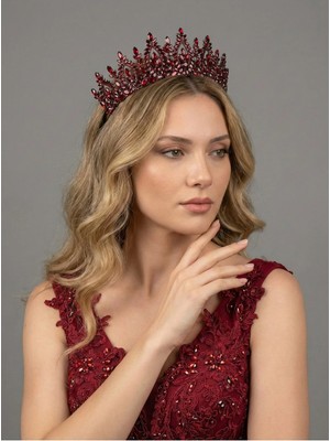 Magic Tiara Işıltılı Gelin Tacı – Kristal Taşlı Prenses Model