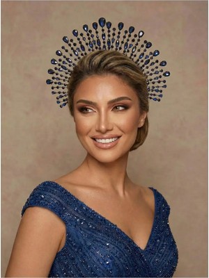 Magic Tiara Kristal Işıltılı Gelin Tacı – 7 Renk Seçeneğiyle Işıldayın