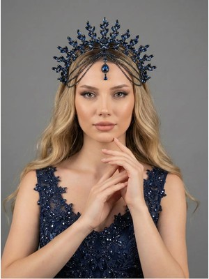 Magic Tiara Işıltılı Kristal Gelin Tacı – 7 Renk Seçeneğiyle Zarafetin Ta Kendisi