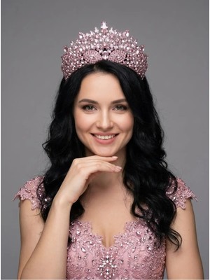 Magic Tiara Kristal Prenses Tacı – Romantik Şıklığın Simgesi