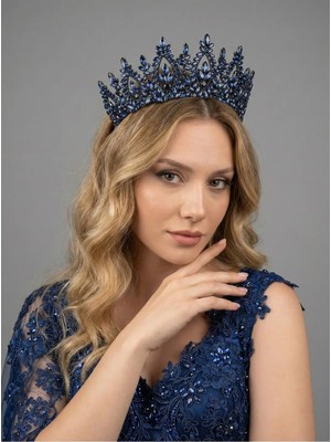 Magic Tiara Işıltılı Gelin Tacı – Kristal Taşlı Prenses Model