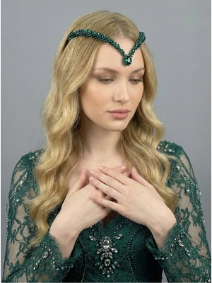 Magic Tiara El Yapımı Kristal Alınlık Bant