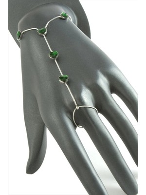 SiHako Kalp Zirkon Taşlı Lüks Çelik Şahmeran