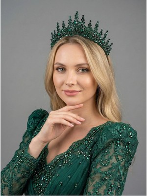 Magic Tiara Zarif Kristal Taç – Özel Günlerin Işıltılı Tamamlayıcısı