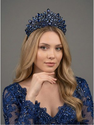 Magic Tiara Kristal Prenses Tacı – Romantik Şıklığın Simgesi