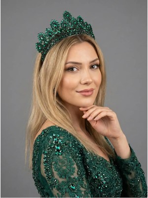 Magic Tiara Işıltılı Kına ve Nişan Tacı – Kraliçe Zarafeti