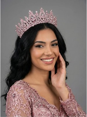 Magic Tiara Işıltılı Gelin Tacı – Kristal Taşlı Prenses Model
