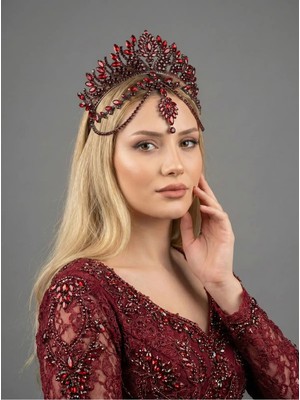 Magic Tiara Kristal Gelin Tacı – 7 Renk Seçeneğiyle Işıltılı ve Göz Alıcı