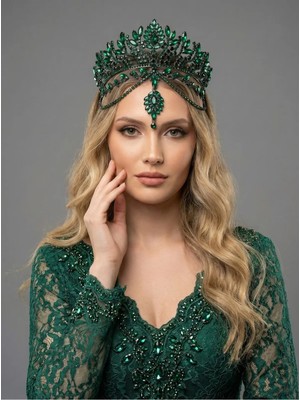 Magic Tiara Kristal Gelin Tacı – 7 Renk Seçeneğiyle Işıltılı ve Göz Alıcı