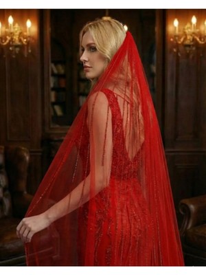 Magic Tiara Şerit Detaylı Gelin Duvağı – Zarif ve Modern Dokunuş