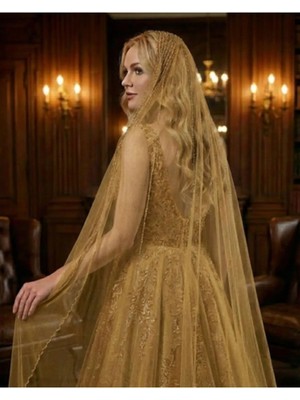 Magic Tiara Şeritli Sade Gelin Duvağı – Zarafetin Simgesi