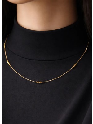 14 Ayar Gerçek Altın Dorikalı Zincir