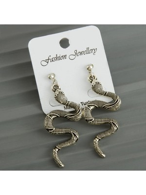 SiHako Yılan Metal Küpe