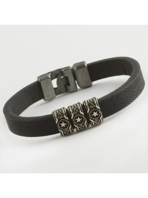 SiHako Yıldız Kaliteli Suni Deri Bileklik